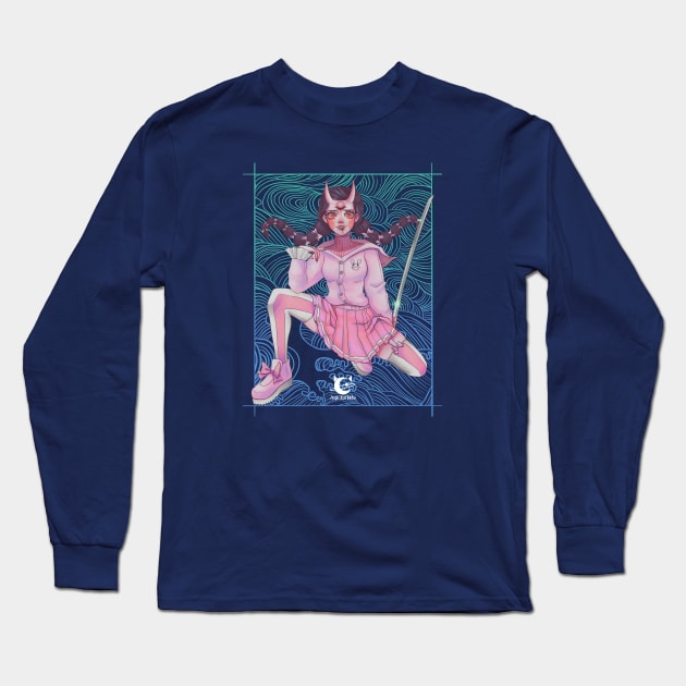 Vika Long Sleeve T-Shirt by Angie Kat Neko